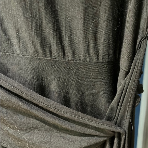 Theory  Chocolate Brown Wool Dress with sash - unlined - Picture 3 of 8